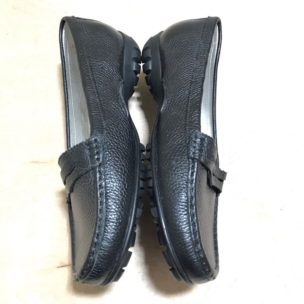 Marc Joseph Women’s Shoes Leather Black Loafers Size 11 - Picture 2 of 10